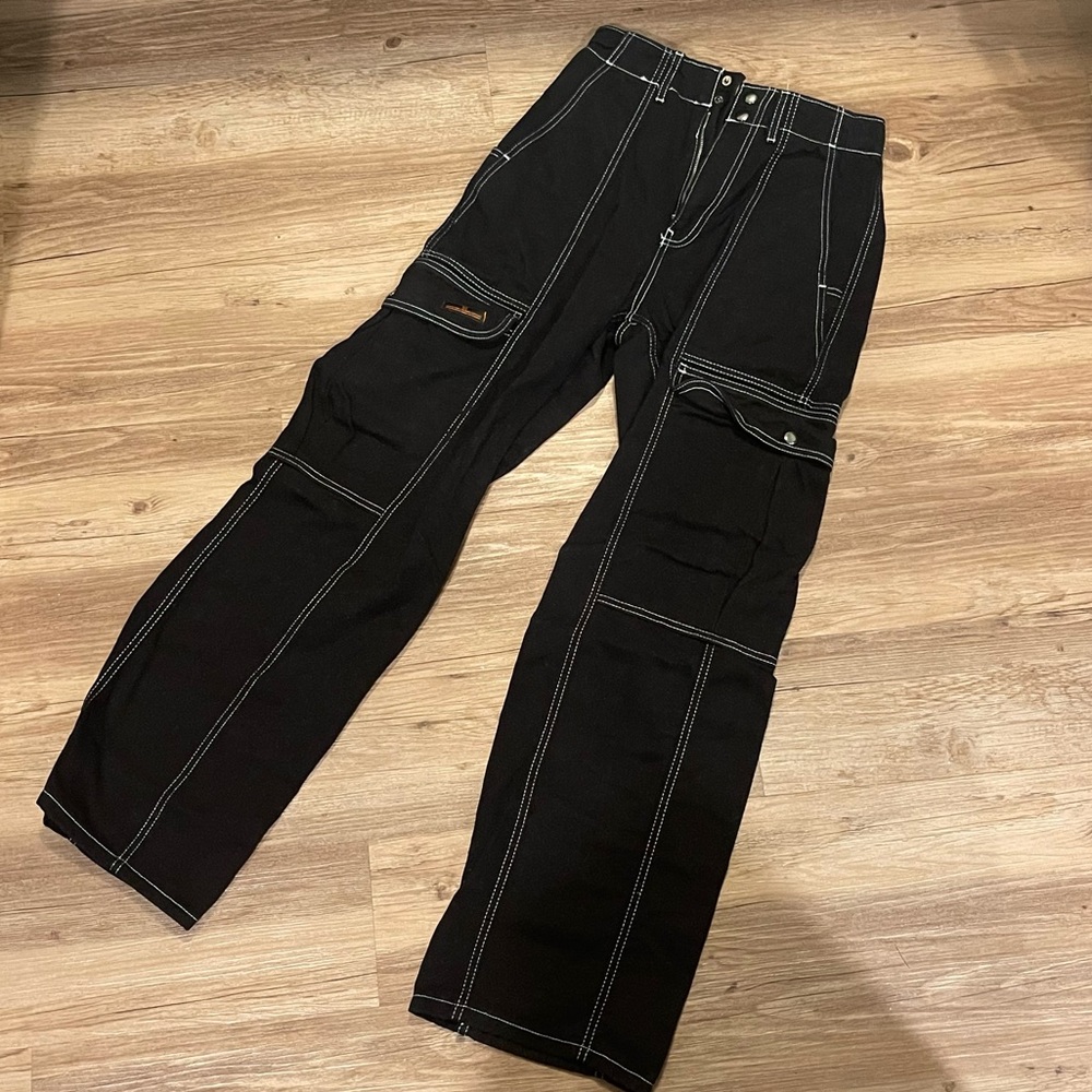 Urban Outfitters BDG Black Denim Cargo Jeans
